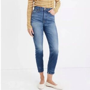 Madewell Medium Blue The Perfect Vintage Cropped Jeans